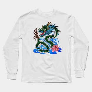 Japanese Dragon Long Sleeve T-Shirt